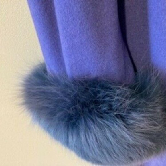 Lavender Wool/Cashmere blend coat - Picture 4 of 4